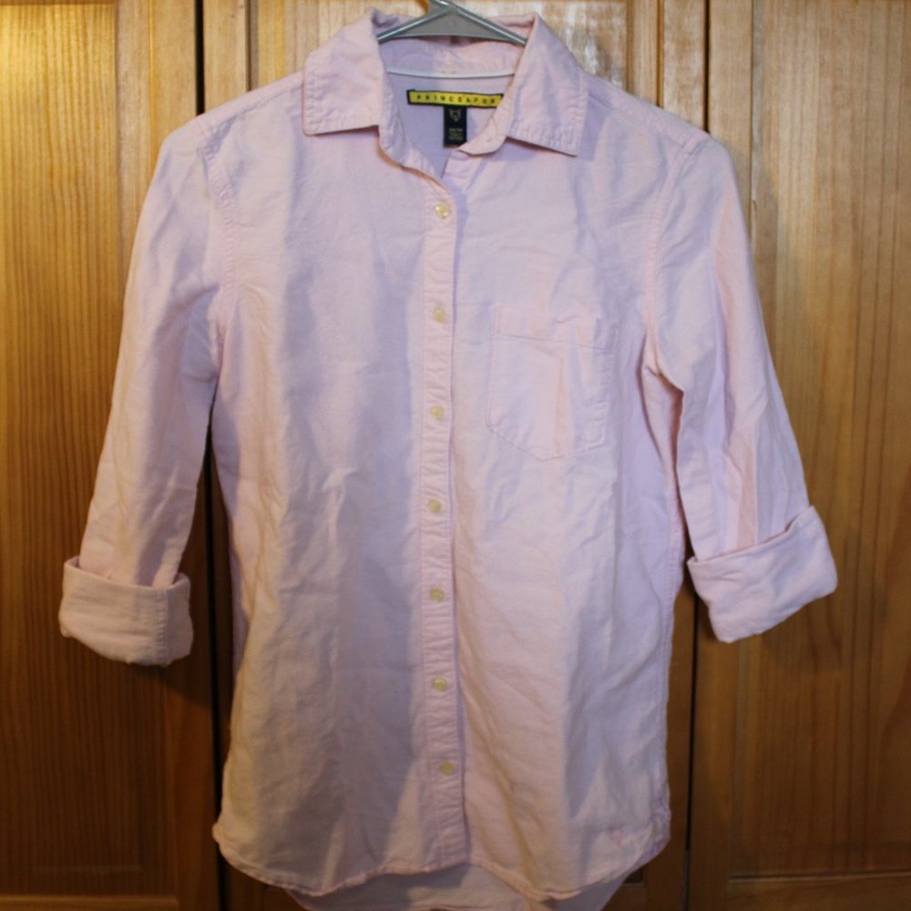 Pink Long Sleeve Women's XS Prince & Fox Button Up